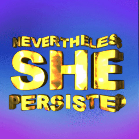 PERSISTENCE! PERSISTENCE!